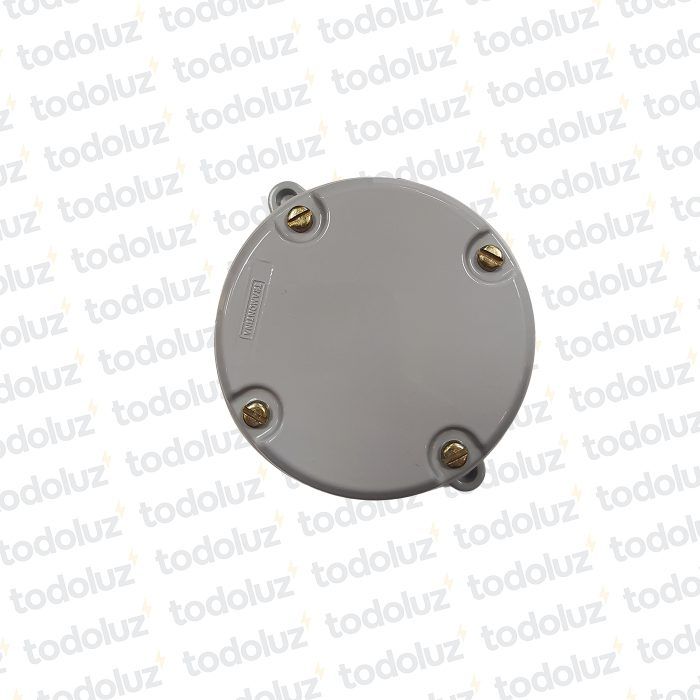 Caja de Paso Ext Aluminio Red 80x50mm c/ Tapa