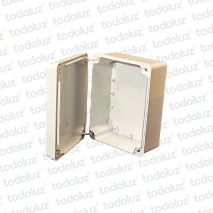 Caja de Paso Ext Plastico 168x218x97mm Blanco c/ Tapa IP65 T-Plast