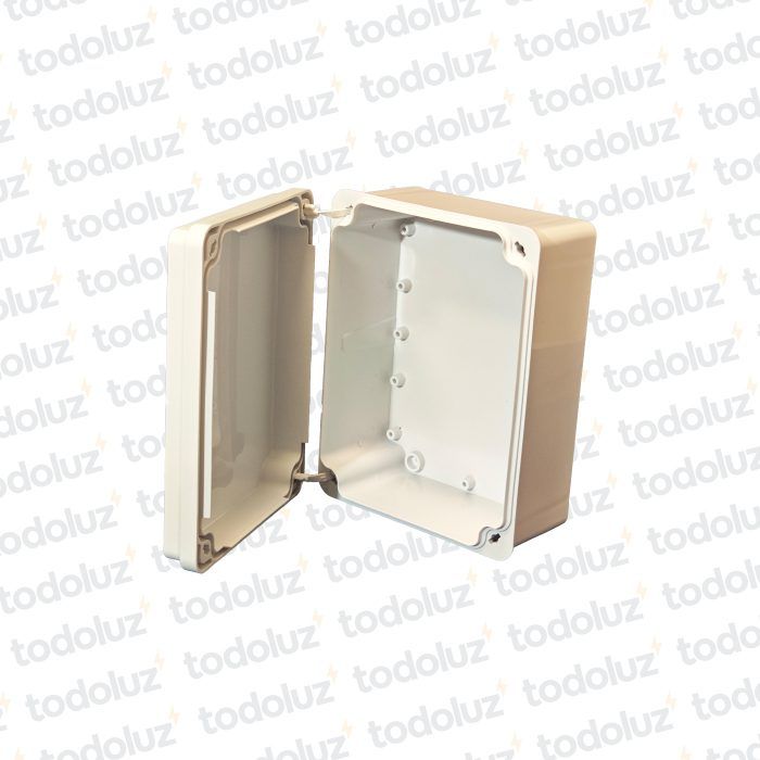 Caja de Paso Ext Plastico 168x218x97mm Blanco c/ Tapa IP65 T-Plast