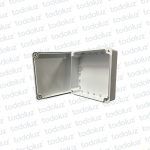 Caja de Paso Ext Plastico 218x218x82mm Blanco c/ Tapa IP65 T-Plast