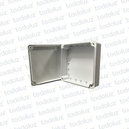 Caja de Paso Ext Plastico 218x218x82mm Blanco c/ Tapa IP65 T-Plast