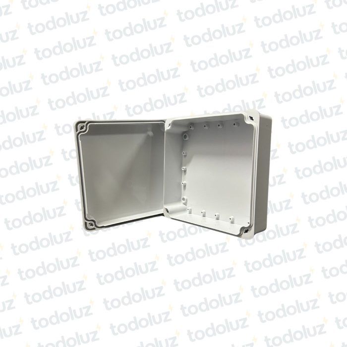 Caja de Paso Ext Plastico 218x218x82mm Blanco c/ Tapa IP65 T-Plast