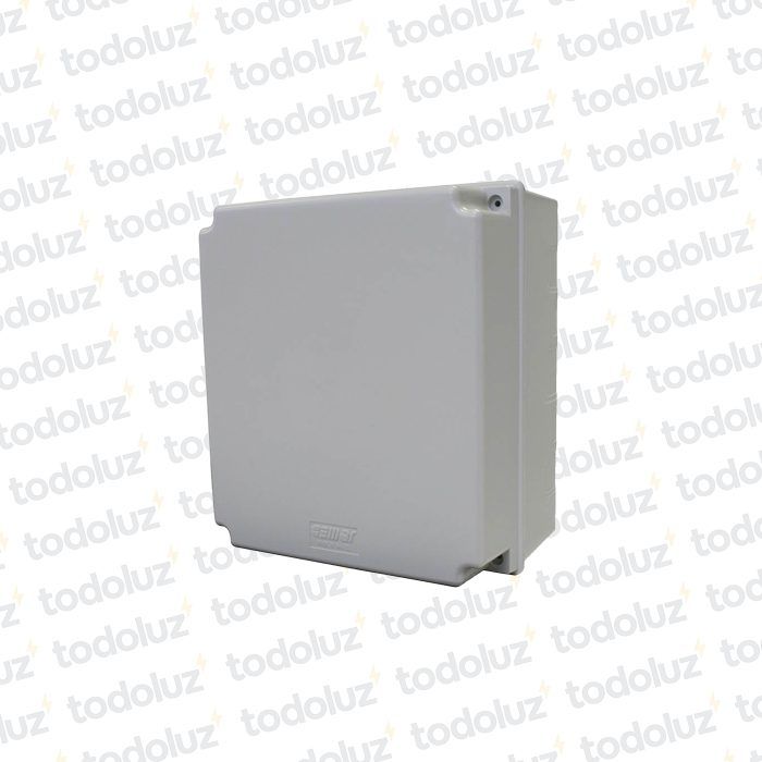 Caja de Paso Ext Plastico 210x185x160mm c/ Tapa IP44 Gris