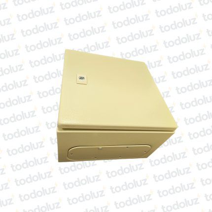 Gabinete Ext Metal 300x300x200mm Beige IP66 c/ Placa de Montaje Myl