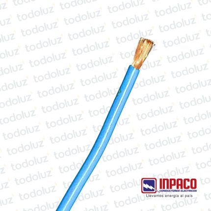 Cable Multifilar 2.5mm² Celeste 750V Antillama (x.1metro) Inpaco