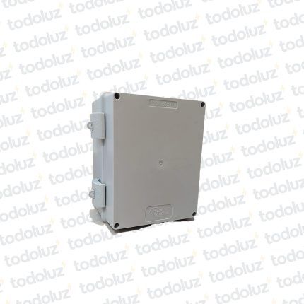Gabinete Ext Plastico 190x150x110mm Gris IP66 c/ Placa de Montaje Tapa Opaco