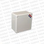 Caja de Paso Ext Plastico 168x168x97mm Blanco c/ Tapa IP65 T-Plast