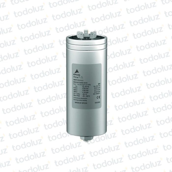 Capacitor Trifasico 5 Kvar 400Vac Epcos