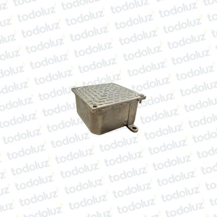 Caja de Paso Ext/Emb Aluminio 200x200x100mm c/ Tapa