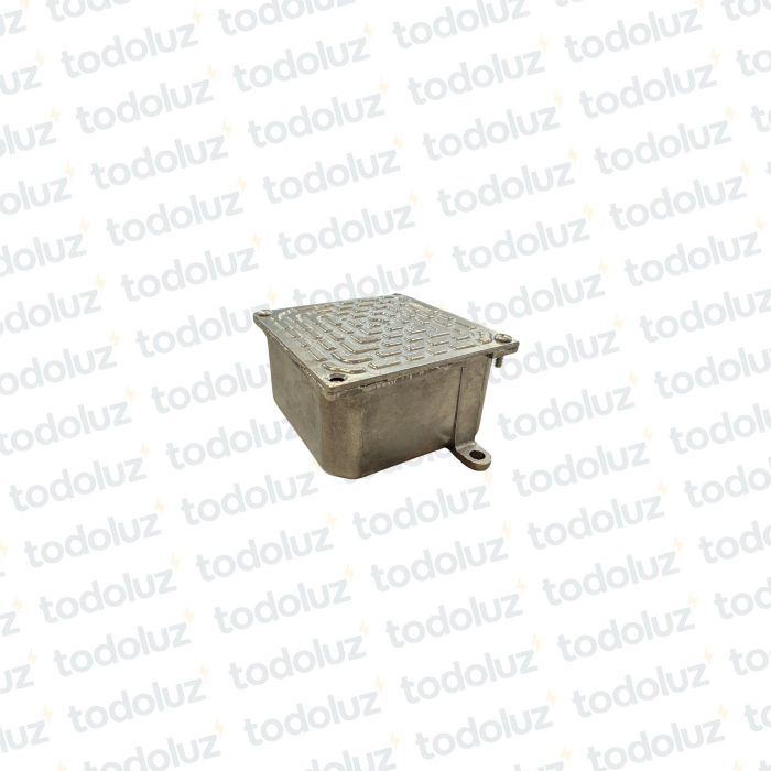 Caja de Paso Ext/Emb Aluminio 200x200x100mm c/ Tapa