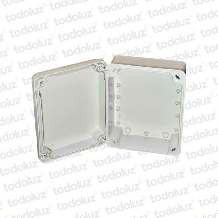 Caja de Paso Ext Plastico 148x188x72mm Blanco c/ Tapa IP65 T-Plast