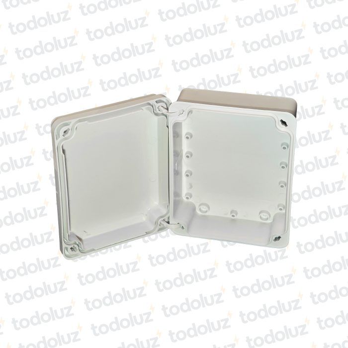 Caja de Paso Ext Plastico 148x188x72mm Blanco c/ Tapa IP65 T-Plast