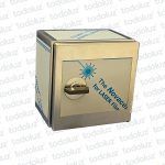Gabinete Ext. Acero Inox 200x200x150mm IP66 c/ Placa de Montaje