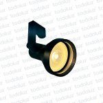 Cabezal Movil Negro p/ Riel 1*E27 Par30 (52.236)