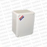 Caja de Paso Ext Plastico 148x188x112mm Blanco c/ Tapa IP65 T-Plast