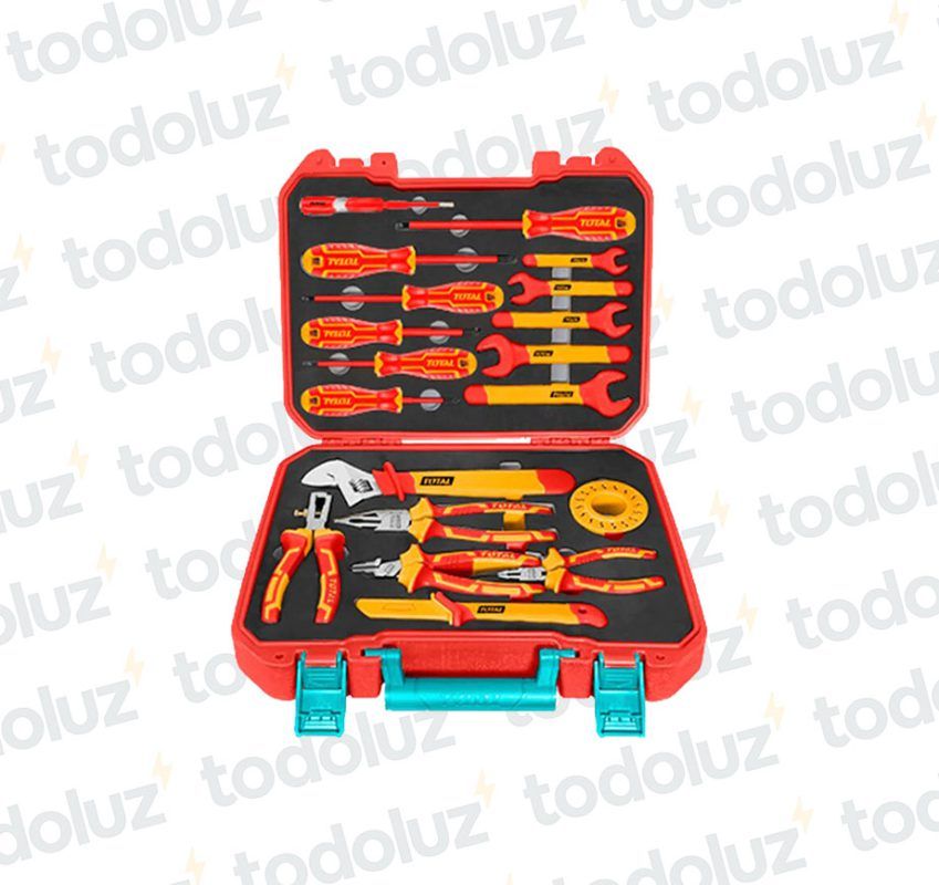 Kit Herramientas Manuales 19pzs 1000V Linea Profesional Industrial Total (Liquidacion)