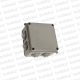 Caja de Paso Ext Plastico 100x100x70mm Gris c/ Tapa IP65