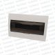 Tablero Embutir 18 Modulos Din Plastico c/ Tapa Fume