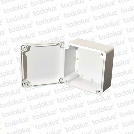 Caja de Paso Ext Plastico 168x168x97mm Blanco c/ Tapa IP65 T-Plast