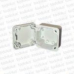 Caja de Paso Ext Plastico 98x98x57mm Blanco c/ Tapa IP65 T-Plast
