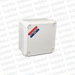 Caja de Paso Ext Plastico 118x118x67mm Blanco c/ Tapa IP65 T-Plast