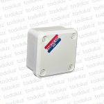 Caja de Paso Ext Plastico 98x98x57mm Blanco c/ Tapa IP65 T-Plast