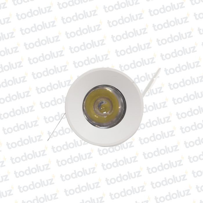 Spot Emb. Mini Fijo Red. Blanco Led 1W 6500°k (30x30mm) (52.174)