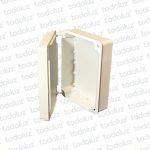 Caja de Paso Ext Plastico 148x188x92mm Blanco c/ Tapa IP65 T-Plast