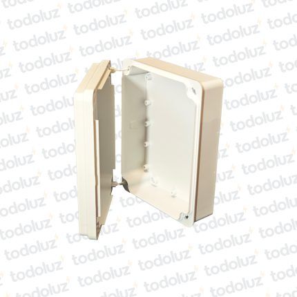 Caja de Paso Ext Plastico 148x188x92mm Blanco c/ Tapa IP65 T-Plast