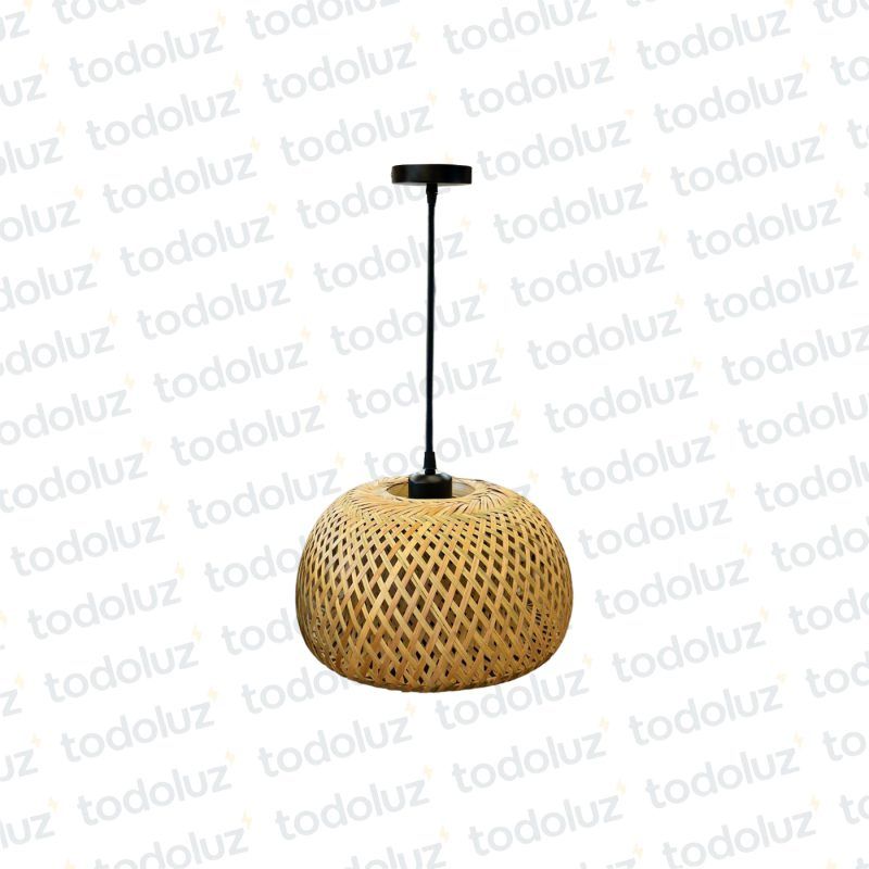 Colgante Semiesferico Simil Ratan 1*E27 (54.1028)
