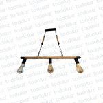 Colgante Barra Lineal Cuerda c/Cadena 3*E27 (54.1025)