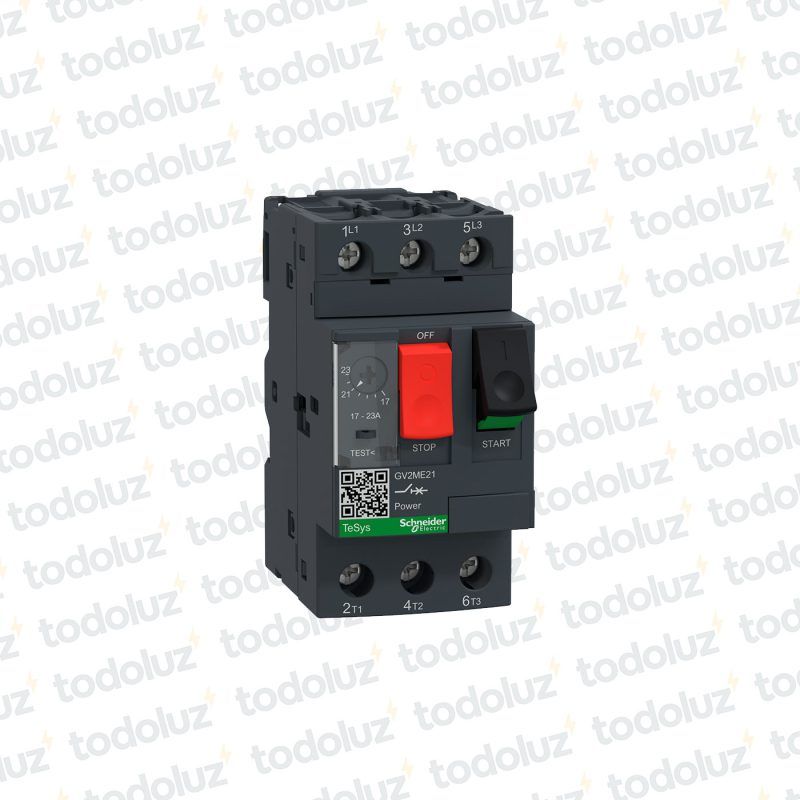 Guardamotor Regulable 17-23A/3P/9kW Mod.GV2 Schneider