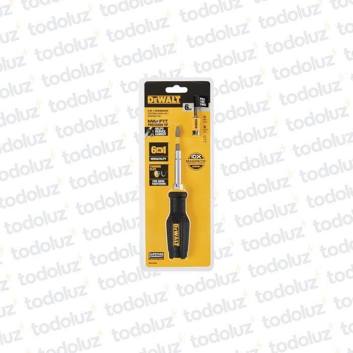 Destornillador c/ 5 Puntas (6 en 1) Dewalt