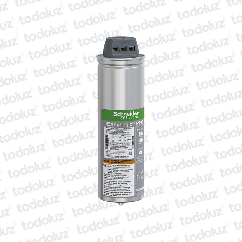 Capacitor Trifasico 25kVAR 400Vac Schneider