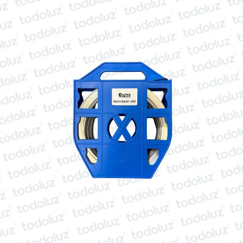 Banda de Acero Inox. 3/4"x0.5mm (x.Rollo/30mts) Myl