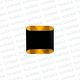 Aplique Ext. Bidireccional Cubo Negro F/Dorado 2W 3000°k (57.471)