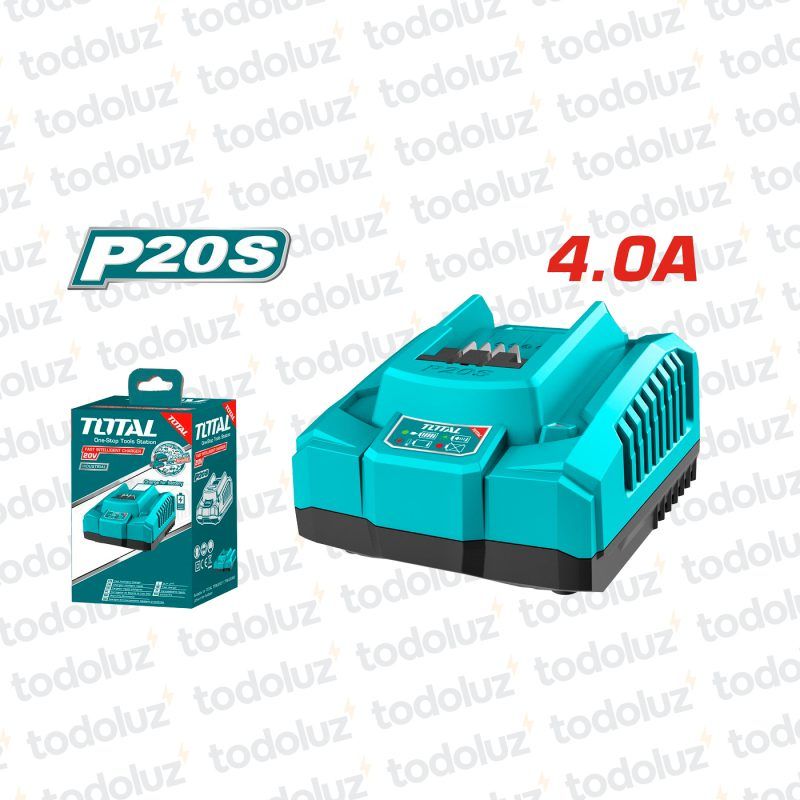 Cargador de Bateria 21Vdc Carga Rapida 4A Total