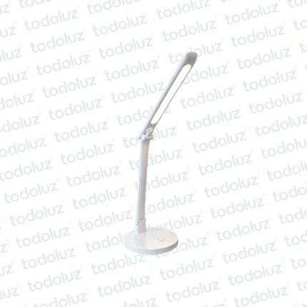 Luminaria de Mesa B. Circular Brazo Articulable Blanco 8W Triple Tono (56.238)
