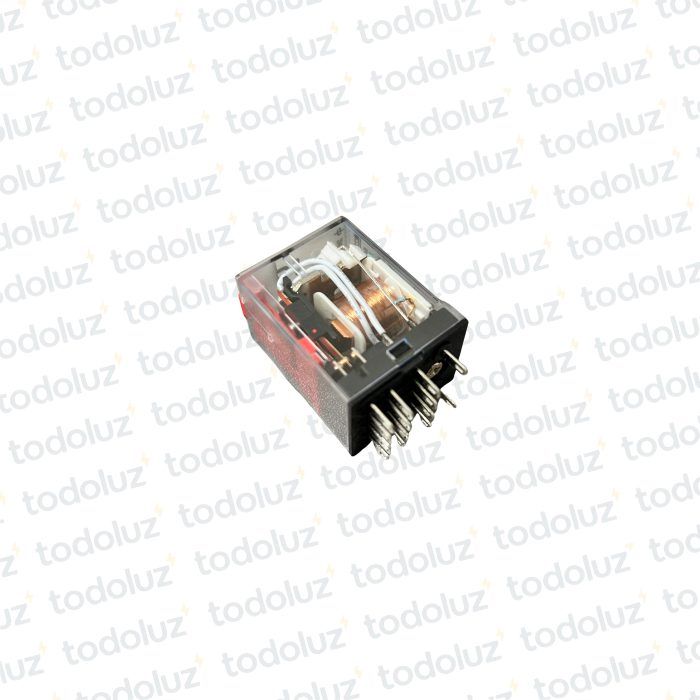 Mini Rele Enchufable c/ Led 24Vac 4P NO/NC