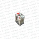 Mini Rele Enchufable c/ Led 230Vac 4P NO/NC