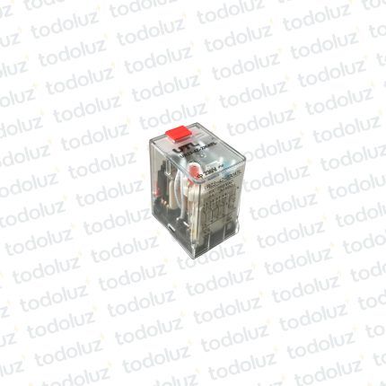 Mini Rele Enchufable c/ Led 230Vac 4P NO/NC