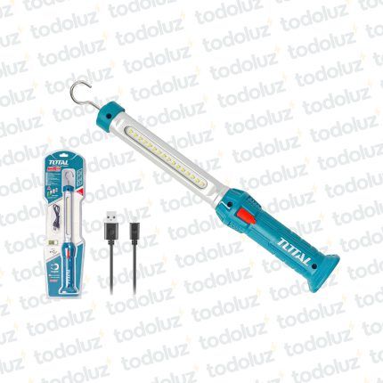 Lampara Led Portatil 300lm USB Recargable Total