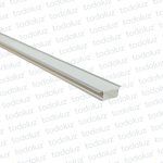 Perfil de Embutir Aluminio p/Cinta LED 20x10mm (x.Tira/2m)