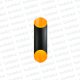 Aplique Ext. Bidireccional Cilindro Negro F/Dorado 6W 3000°k (57.472)