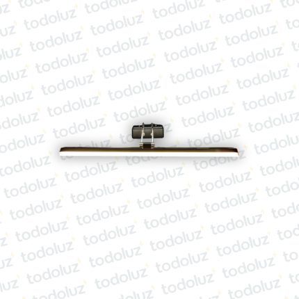 Aplique p/Pared Articulable Negro Brazo Cromado 30w 3Tonos 60cm (50.535)