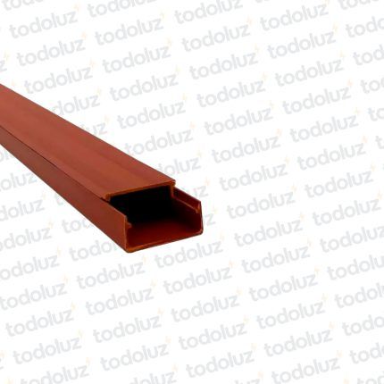Cablecanal 20x10mm c/ adhesivo (x.Tira/2mts) Color Marron