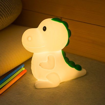 Luminaria de Mesa Dinosaurio Touch Portatil USB 5Vdc 0.5W RGB+3000°k (56.196)
