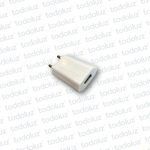Adaptador USB Tipo A Blanco 220Vac-5Vdc 1A Sin Cable Mec-Tronic (Liquidacion)