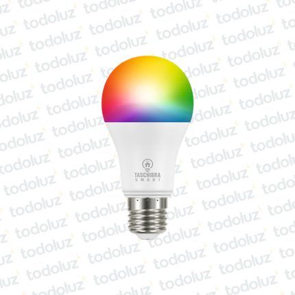 Lamp. Bulbo Led Smart A60 10W Temperatura de Color Regulable de 2700°k a 6500°k + RGB E27 100-240V Autovolt