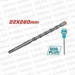 Broca Concreto SDS+ 22x260mm Linea Industrial Total